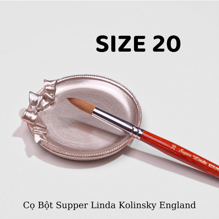 Cọ đắp bột Super Linda Kolinsky England