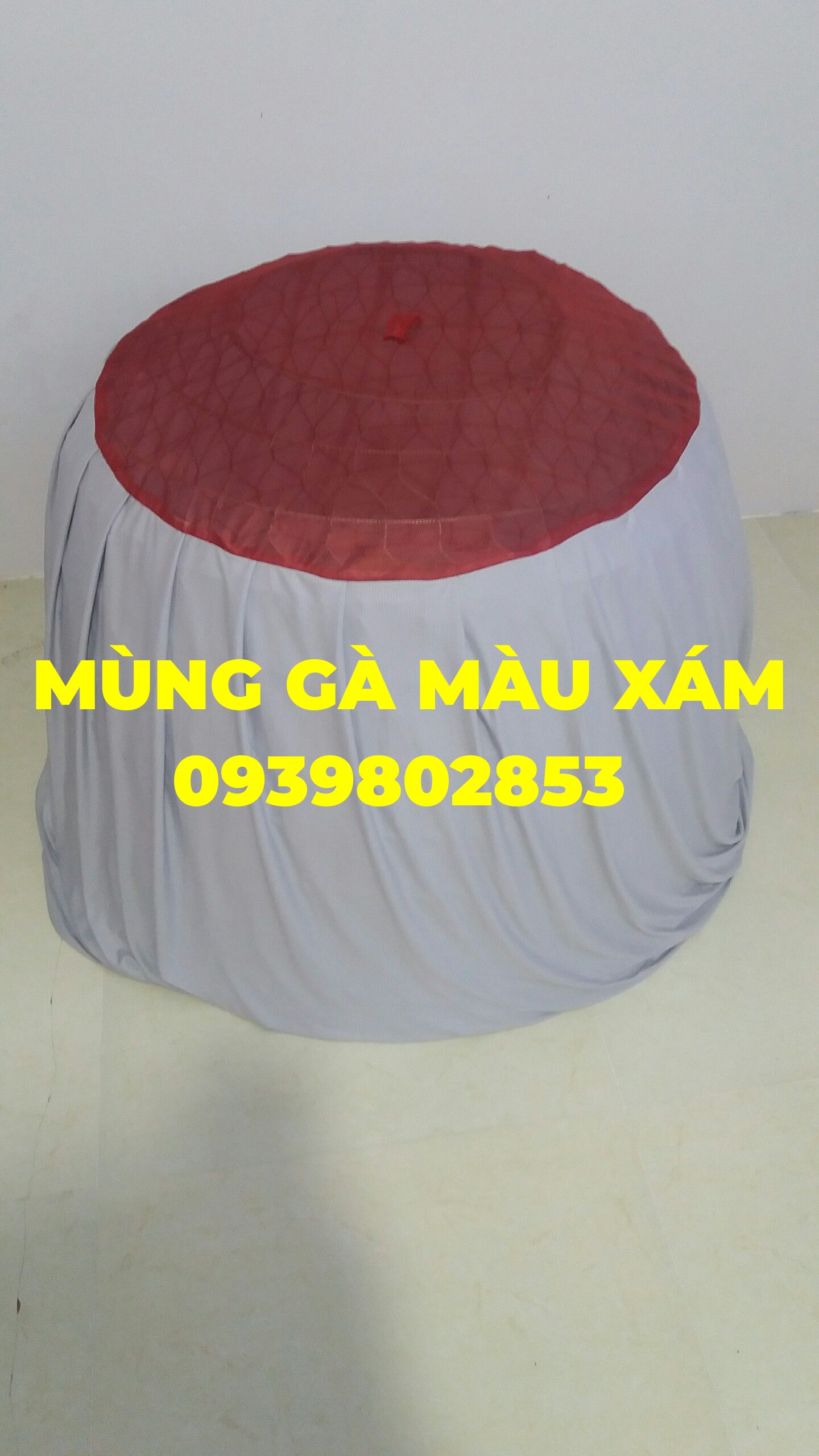 Mùng gà nòi 1 cái màu xám