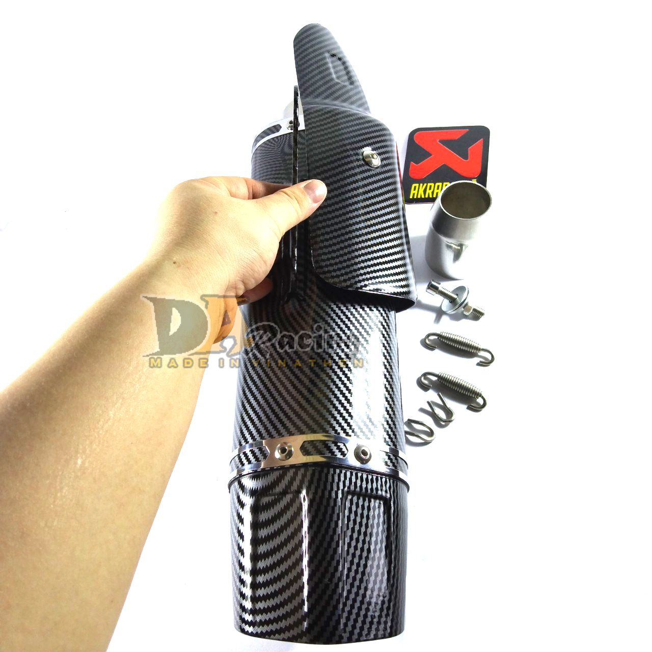 lon pô AKRAPOVIC R1 loại 1 Full Carbon