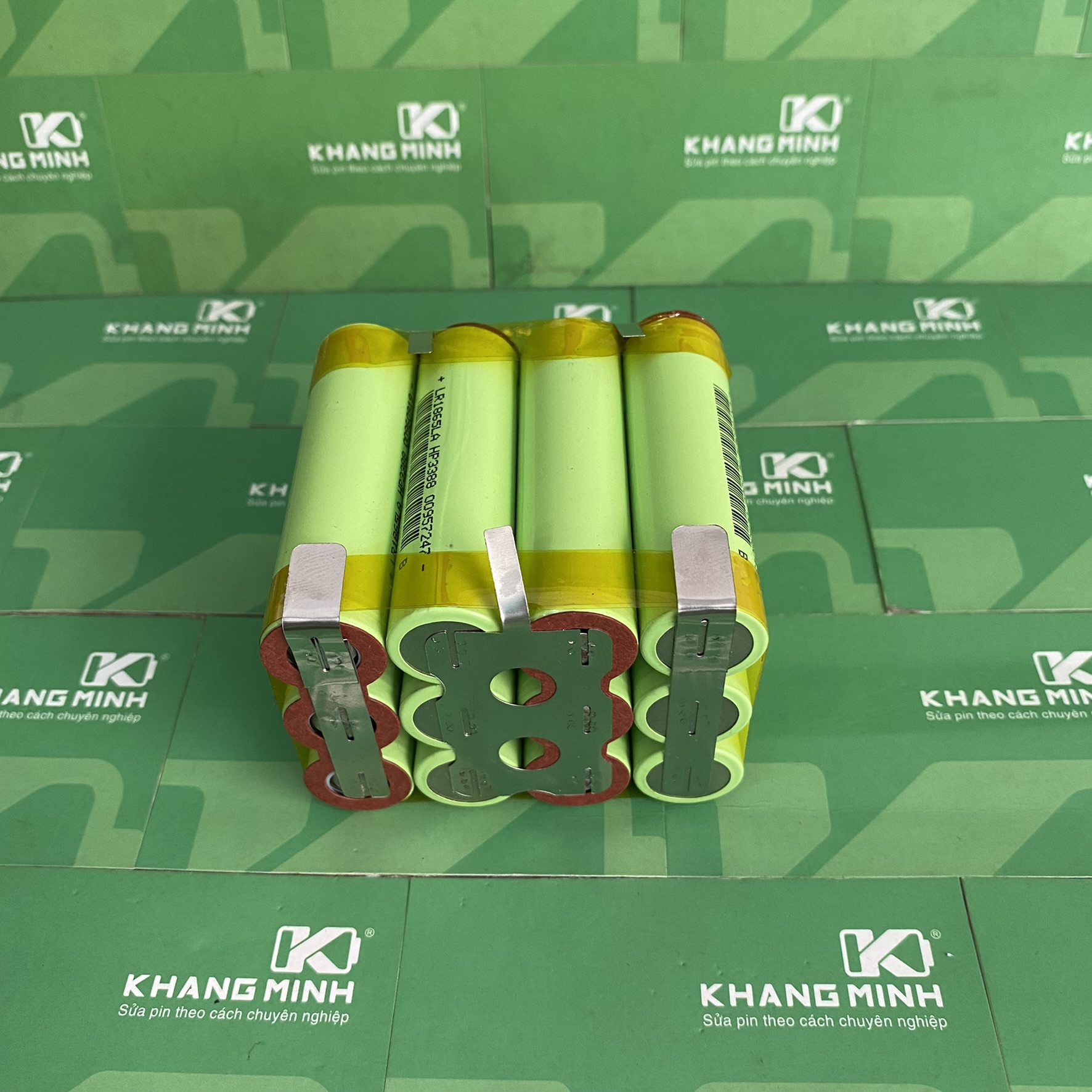 Khối pin 12V 3S cell LS tháo khối, thay thế pin máy công cụ nội địa, nguồn đèn Led 12V
