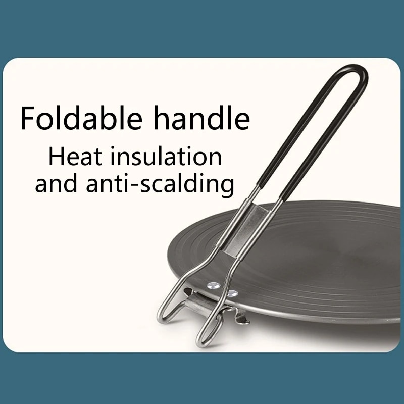 【In-Stock】 Heat Diffuser Simmer Ring Plate With Foldable Handle 24/28cm Thawing Plate Cooking Diffuser For Electric Stove