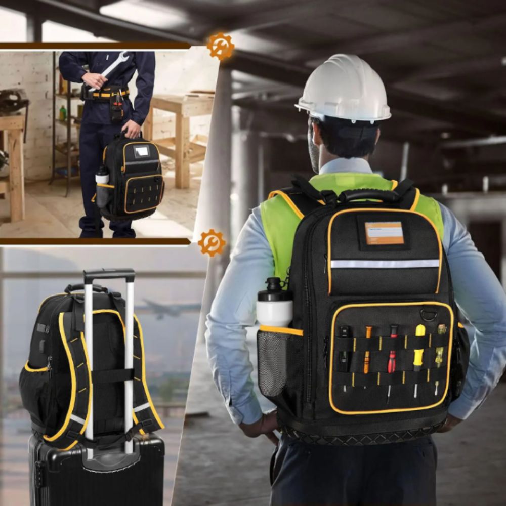 Multi%20Functional%20Black%20Color%20Tool%20Backpack%20Lock%20Feature%20Thickened%20Material%20Toolkit%20Wear-resistant%20Multiple%20Pockets%20Tool%20Bag%20Crossbody%20Carry%20-%20Image%203