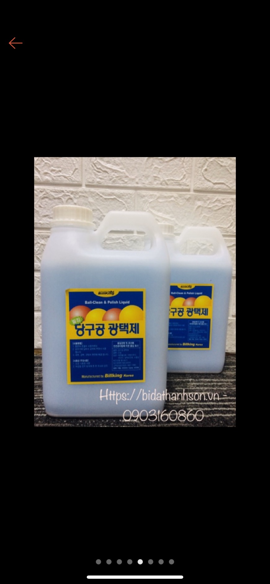 NƯỚC LAU BI NHẬP KHẨU BILLKING