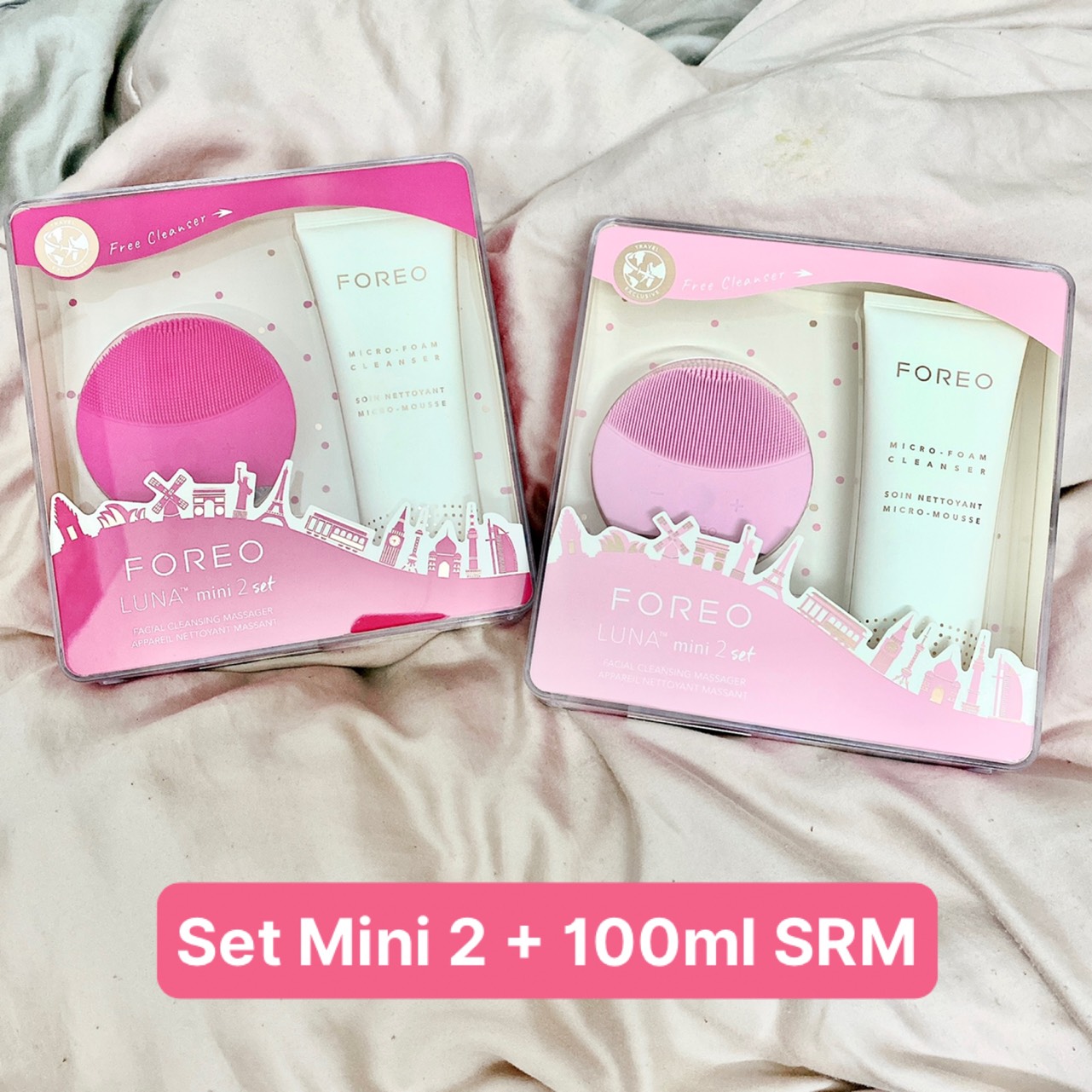 [GIẢM 5% ĐƠN 129K][HỖ TRỢ BẢO HÀNH] Máy rửa mặt Foreo Luna Mini
