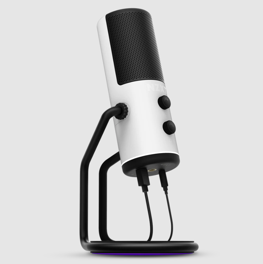 Microphone NZXT Capsule (Black/White) - Hàng Chính Hãng