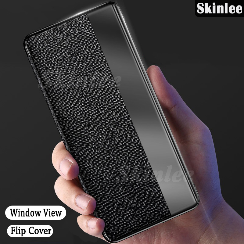 Phone Case for Honor Magic V3 Back Cover Window View Leather Smart Transparent Flip Cover for Honor Magic V3 5G Cover Cases
