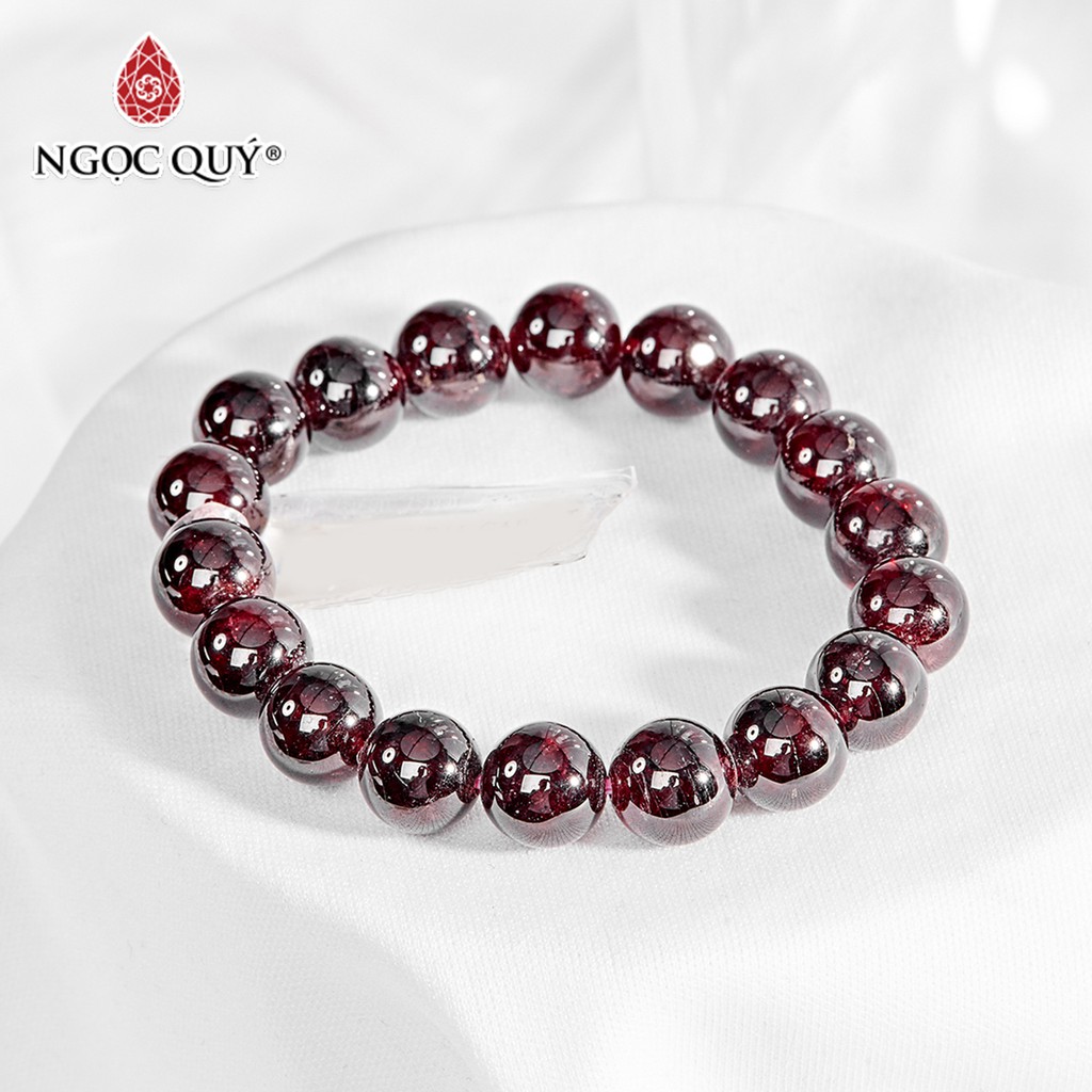 Vòng tay đá garnet hesoonit gamet mệnh hỏa, thổ - ngọc quý