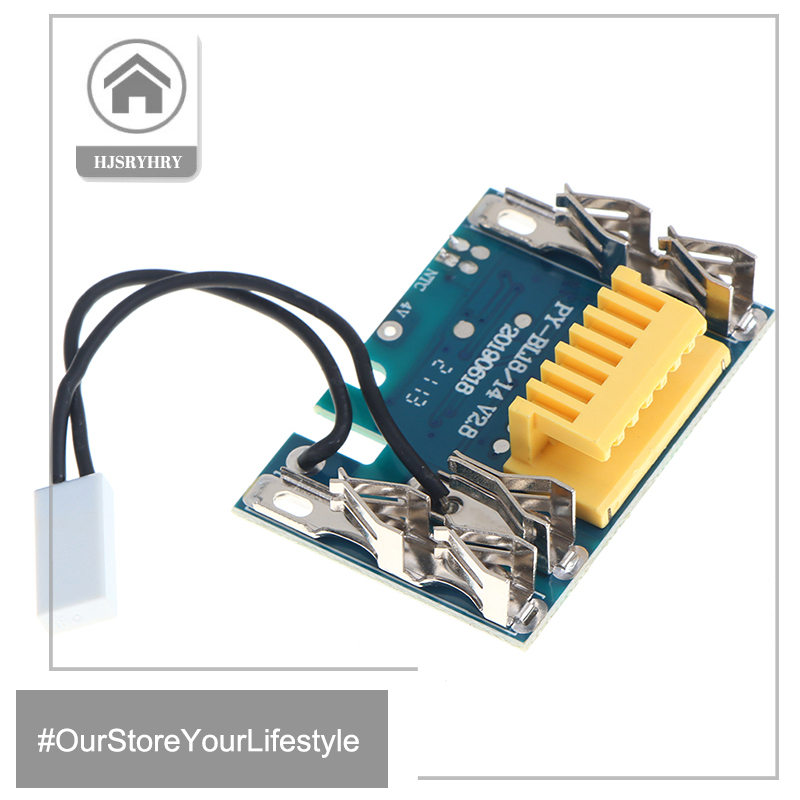 Hitn bảng mạch pcb chip pin 18v thay thế cho makita bl1830 bl1840 bl1850 bl1860