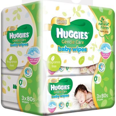 huggies gentle care baby wipes