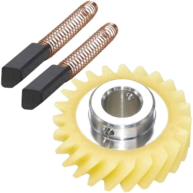 W10112253 9706416 Motor Brush W10380496 4162897 Mixer Worm Drive Gear