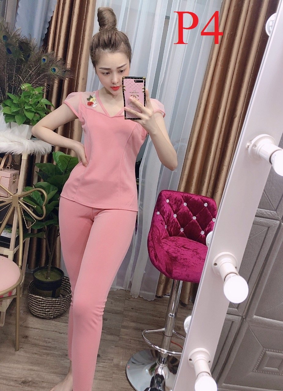 ĐỒ BỘ NỮ THUN CÁT HÀN MẶC NHÀ SIZE 40-70KG