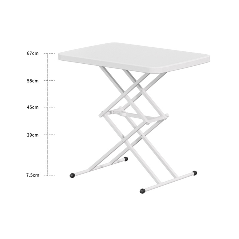 table Computer desk folding table bedside table height-adjustable study desk portable plastic desk home writing desk Foldable table