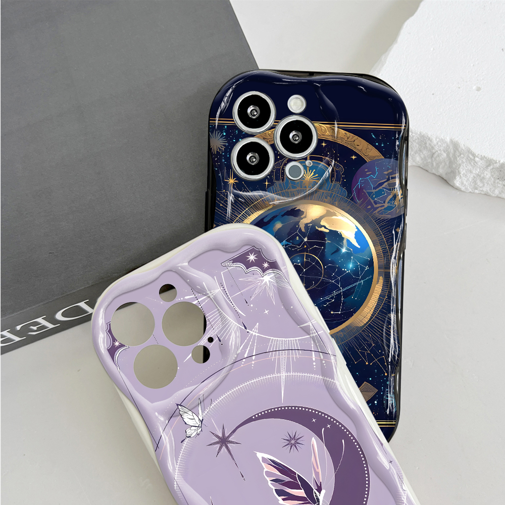 Jizetin%20for%20Realme%20C11%202021%20C20%20C20A%20Back%20Cover%20Magic%20Butterfly%20Cream%20Wavy%20Edge%20Soft%20Silicone%20Phone%20Case%20-%20Image%205
