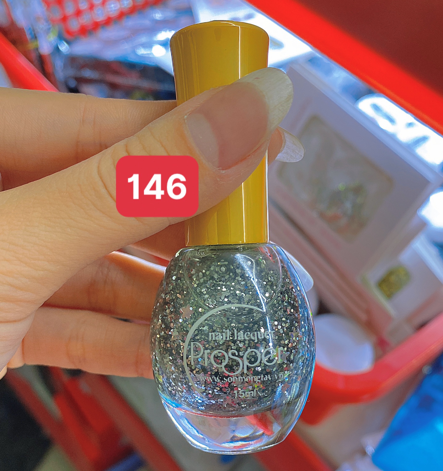 [ Sơn thường ] Sơn móng tay Prosper 15ml, bóng bền màu, mau khô - Mini Nails