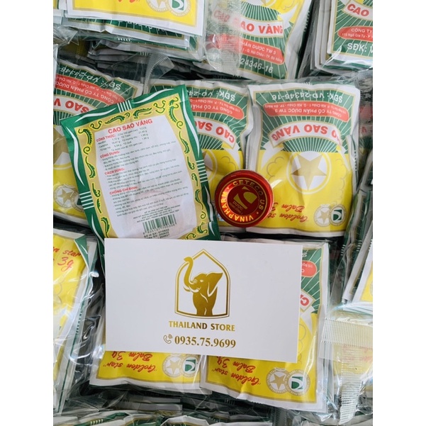 [COMBO 5 LỌ] Cao Sao Vàng VIỆT NAM [GOLDEN STAR BALM] Dược TW3 3gr