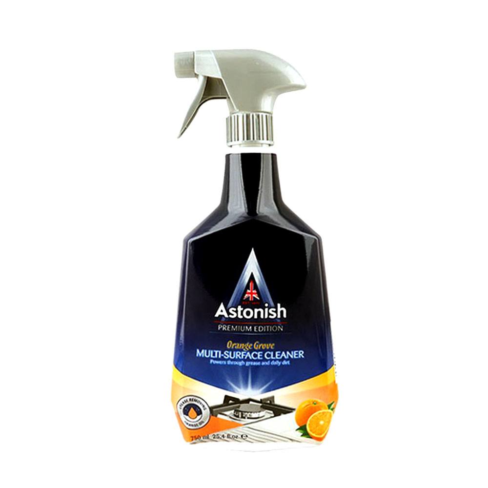 Bình xịt vệ sinh bếp, dầu mỡ, bàn ăn hương cam Astonish C6790 750ml