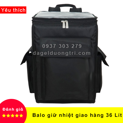 Balo giữ nhiệt giao hàng 36l