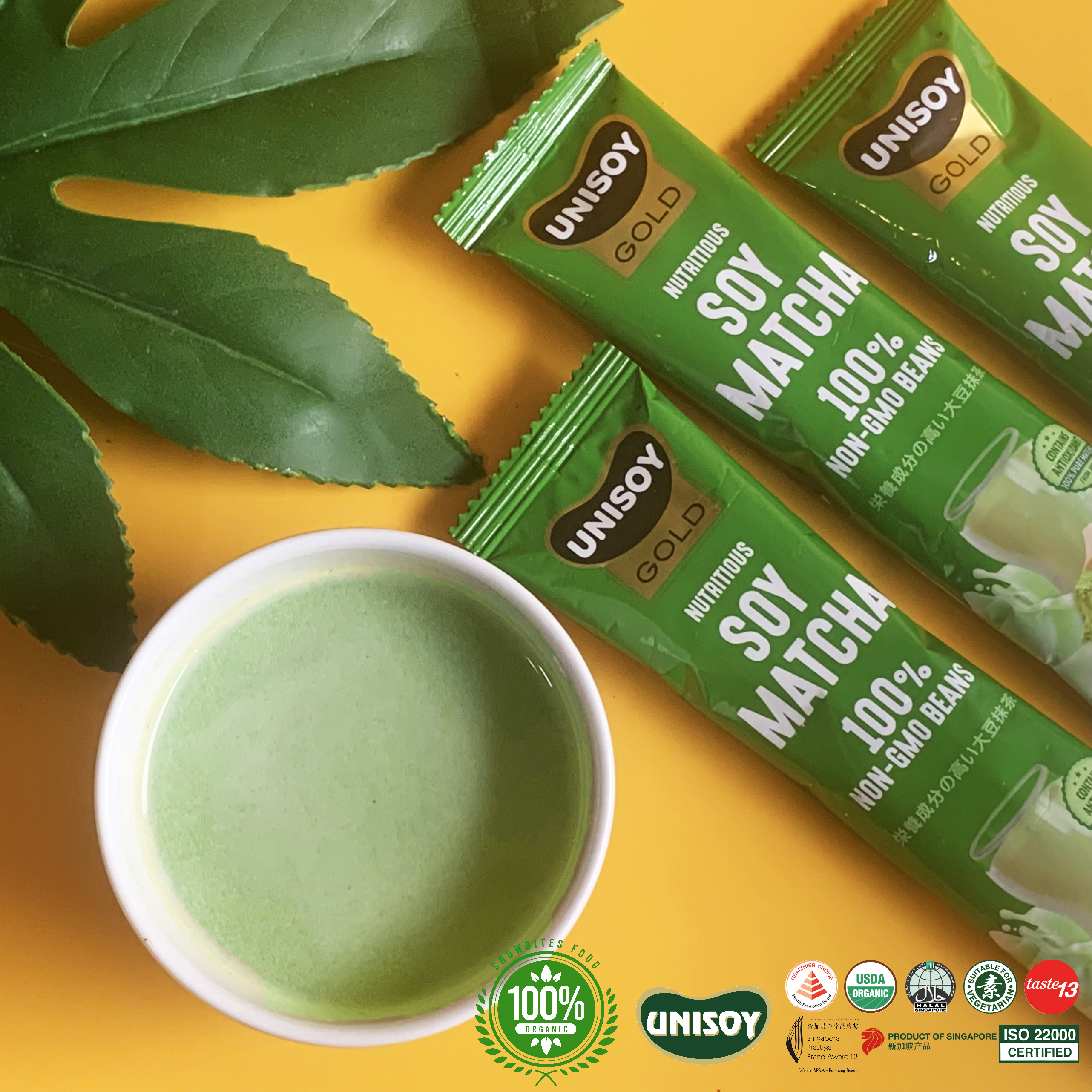Combo 2 Túi Bột Đậu Nành Matcha Unisoy (2x10x21g) SHOP2SAVE