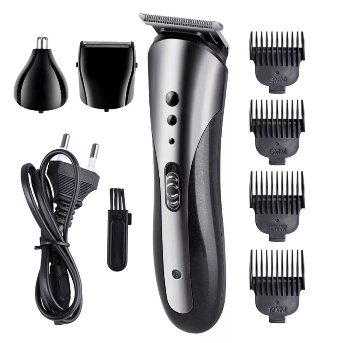 SG SHOP) KEIMEI 5 IN 1 KM-1407 Durable Electric Hair Trimmer Shaver Cutter Clipper Men Kit Face Groomer [SHIP BY 05 MAY 2022] | Singapore