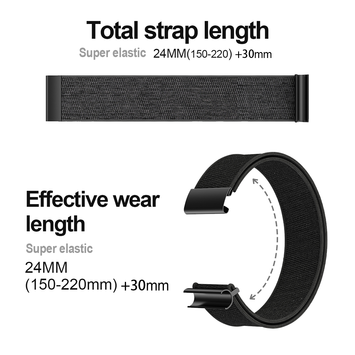 KMKJSH Bracelet Sport Pour Whoop 5.0 Bracelet Nylon Tressé Élastique Avec Fermoir Magnétique Pour Femme Homme Bande De Remplacement Compatible Avec Whoop 5.0 Sangle (1