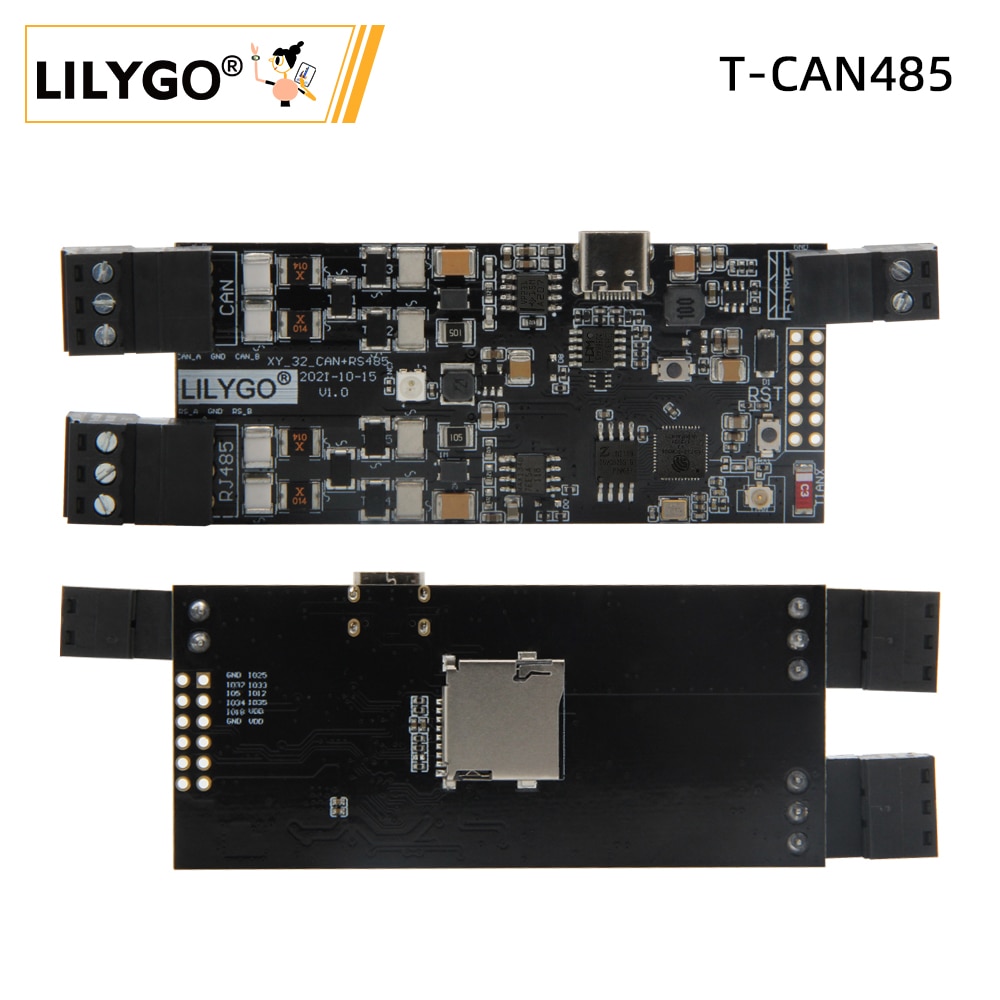 Lilygo® ttgo t-can485 esp32 can rs-485 supports tf card wifi bluetooth wireless iot engineer control module development board electrical circuitry parts