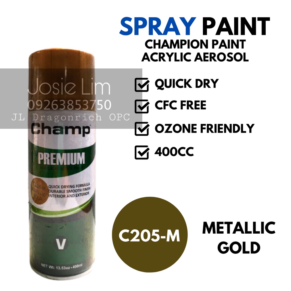 Nippon Paint LAZER Champion Pylox Spray Paint 400cc Metallic Colors