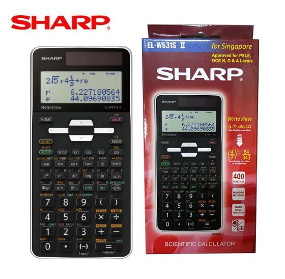 Sharp EL-W531S II Silver Edition Scientific Calculator Approved For ...