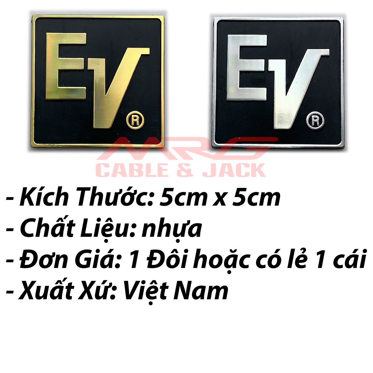 Tem Loa EV Electrovoice giá 1 đôi.