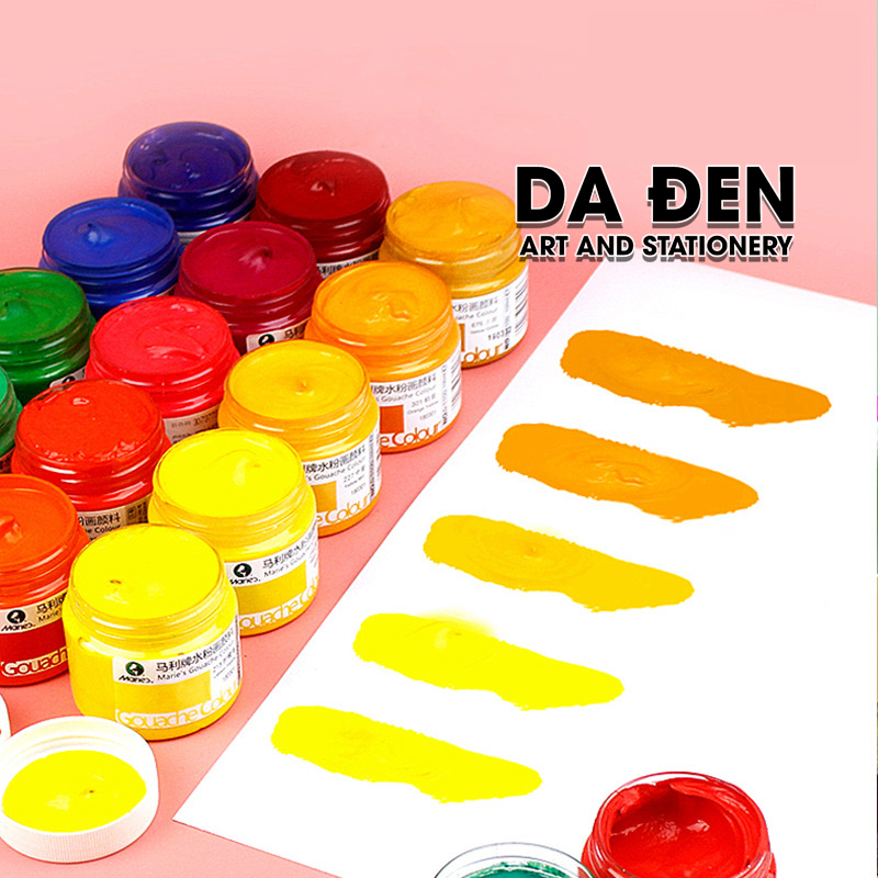 [DA ĐEN] Màu Gouache Marie's 100ml
