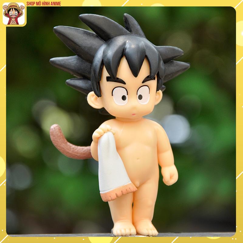 Mô Hình 7 Viên Ngọc Rồng, Dragon Ball, Goku Ấu Thơ Tắm Mini, Mô Hình Decor Trang Trí, Bộ Sưu Tập Nhân Vật