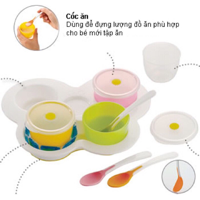 Bộ ăn dặm khởi đầu Nhật bản Richell