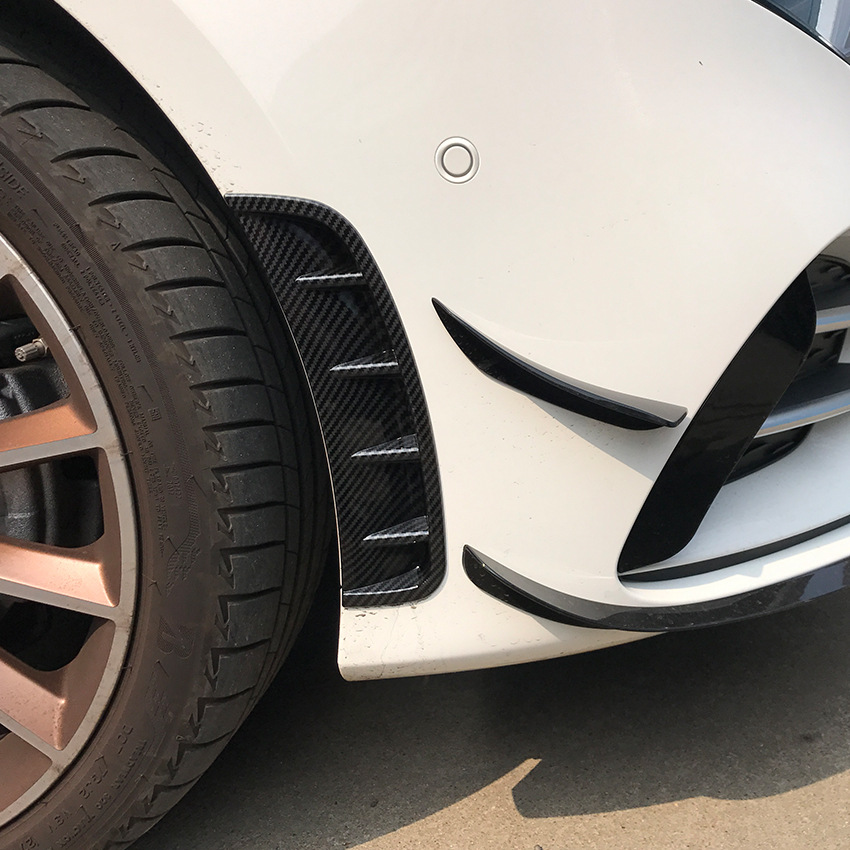 2019%20To%20Up%20For%20Mercedes%20Benz%20A%20Class%20Hatchback%20Sedan%20W177%20AMG%20Line%20Universal%20Front%20Bumper%20Side%20Trim%20Lip%20Spoiler%20ABS%20Glossy%20Black%20-%20Image%205