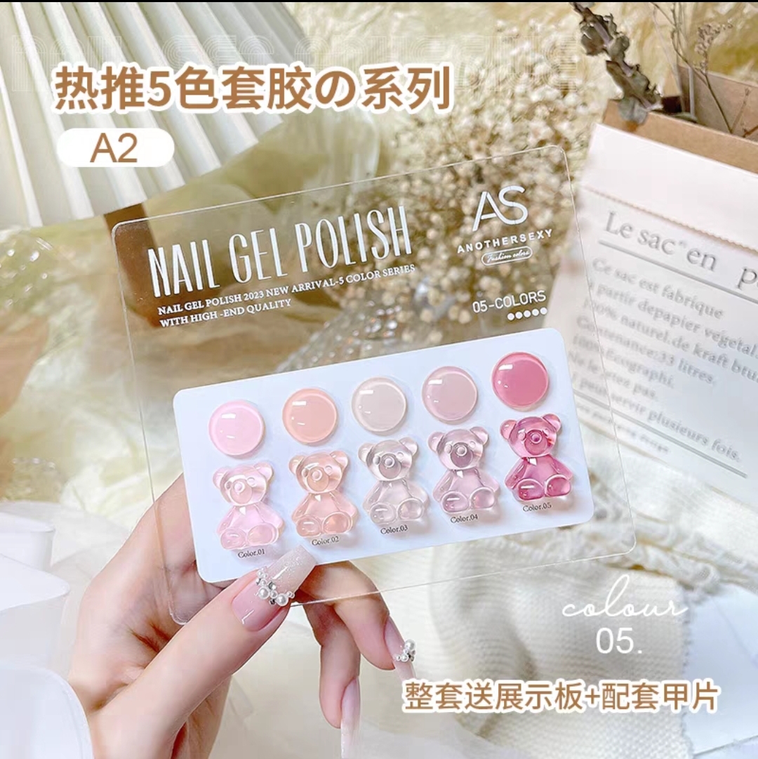 Set Sơn AS 5 Màu A2 Chai Xanh Cao Cấp - sinailmi