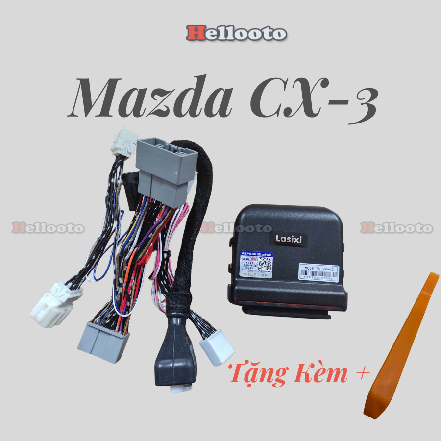 Tự Động Gập Gương Và Lên Xuống Kính Xe Mazda CX3 2020 2021 2022  hãng Lasixi (tặng kèm thanh cậy nhựa) cắm giắc gin, lắp đặt dễ dàng, sử dụng tiện lợi, tự động gập gương và lên kính khi bấm khóa cửa xe