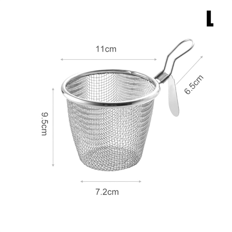 Stainless Steel Mesh Net Strainer Basket Colander Hot Pot Boil Food ...