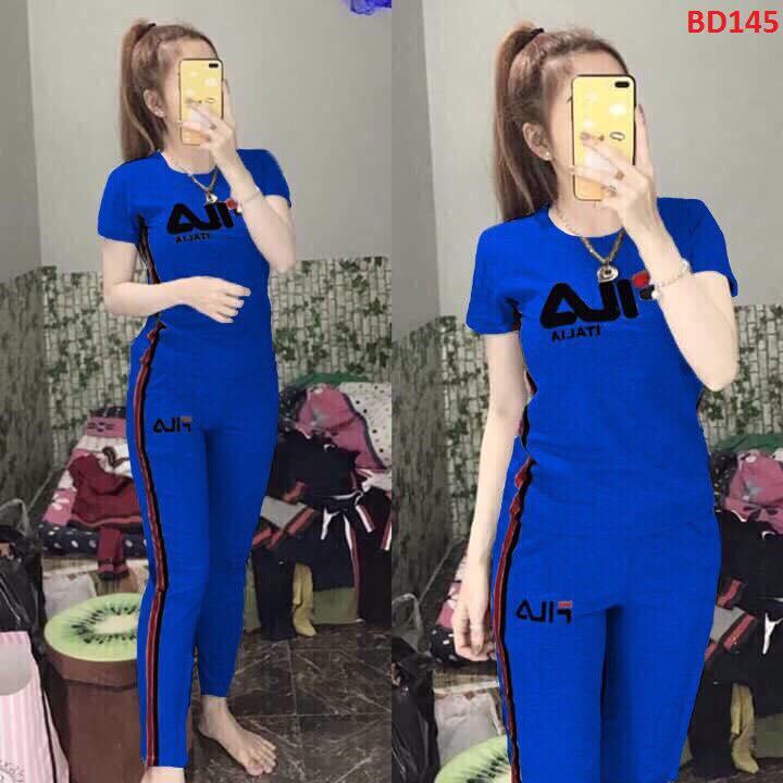 [HCM]bộ đồ thun cotton FIL cao cấp