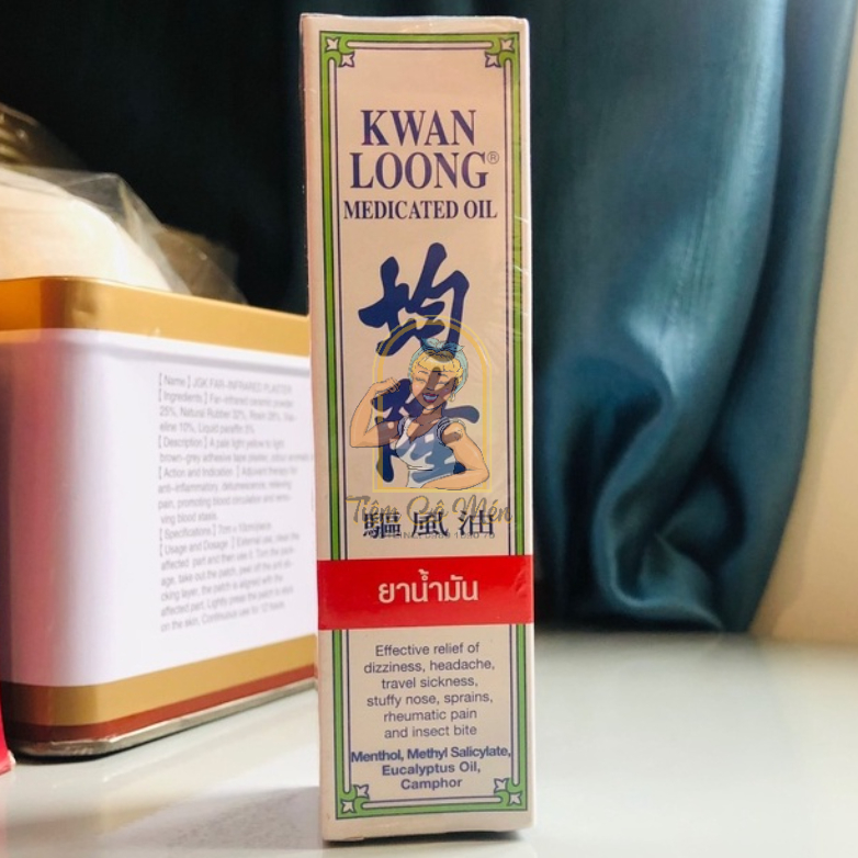 [THÁI LAN] DẦU GIÓ KWAN LOONG OIL (DẦU NÓNG KWAN LOONG OIL) - ĐỦ SIZE (15ML, 28ML)