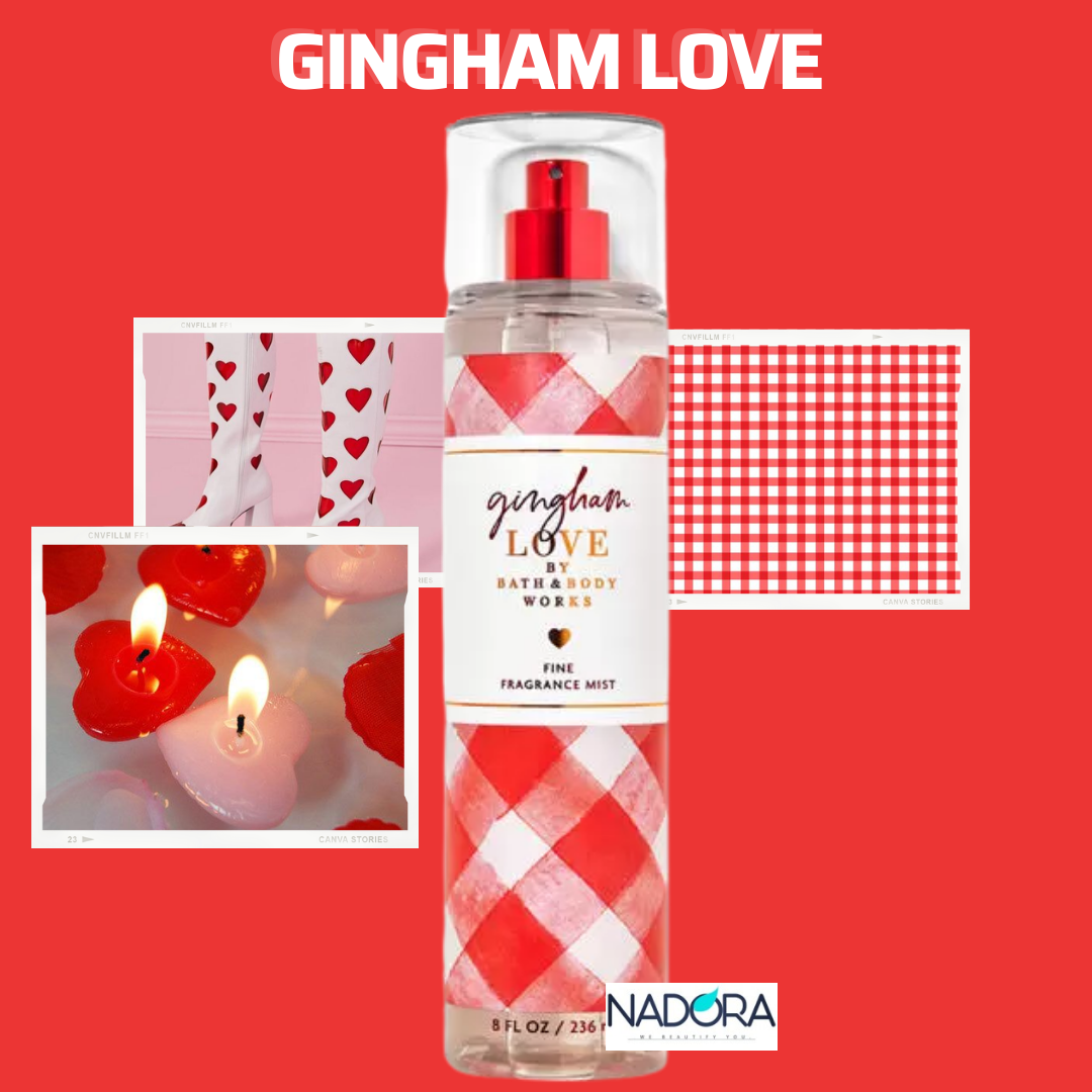 Xịt Thơm Gingham Love Bath And Body Works Body Mist 236ml