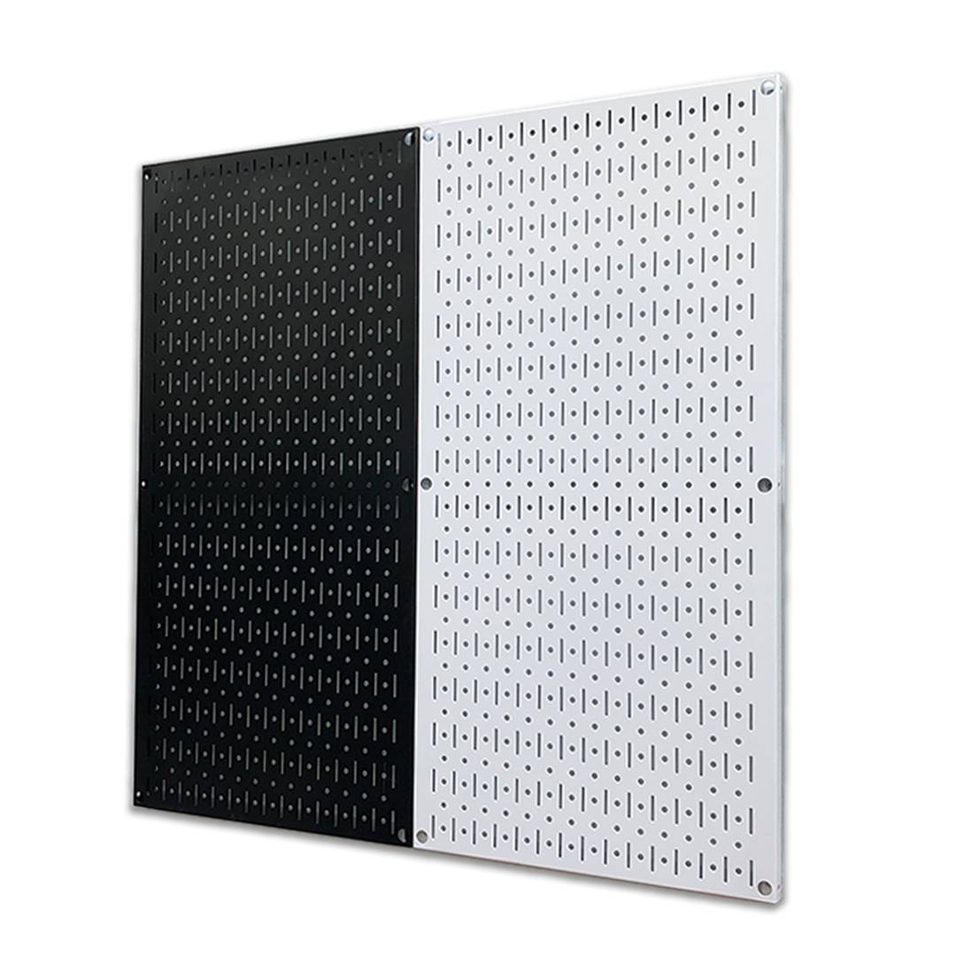 Bộ 2 Bảng treo dụng cụ SMLIFE Pegboard đứng 80×40 – Đen