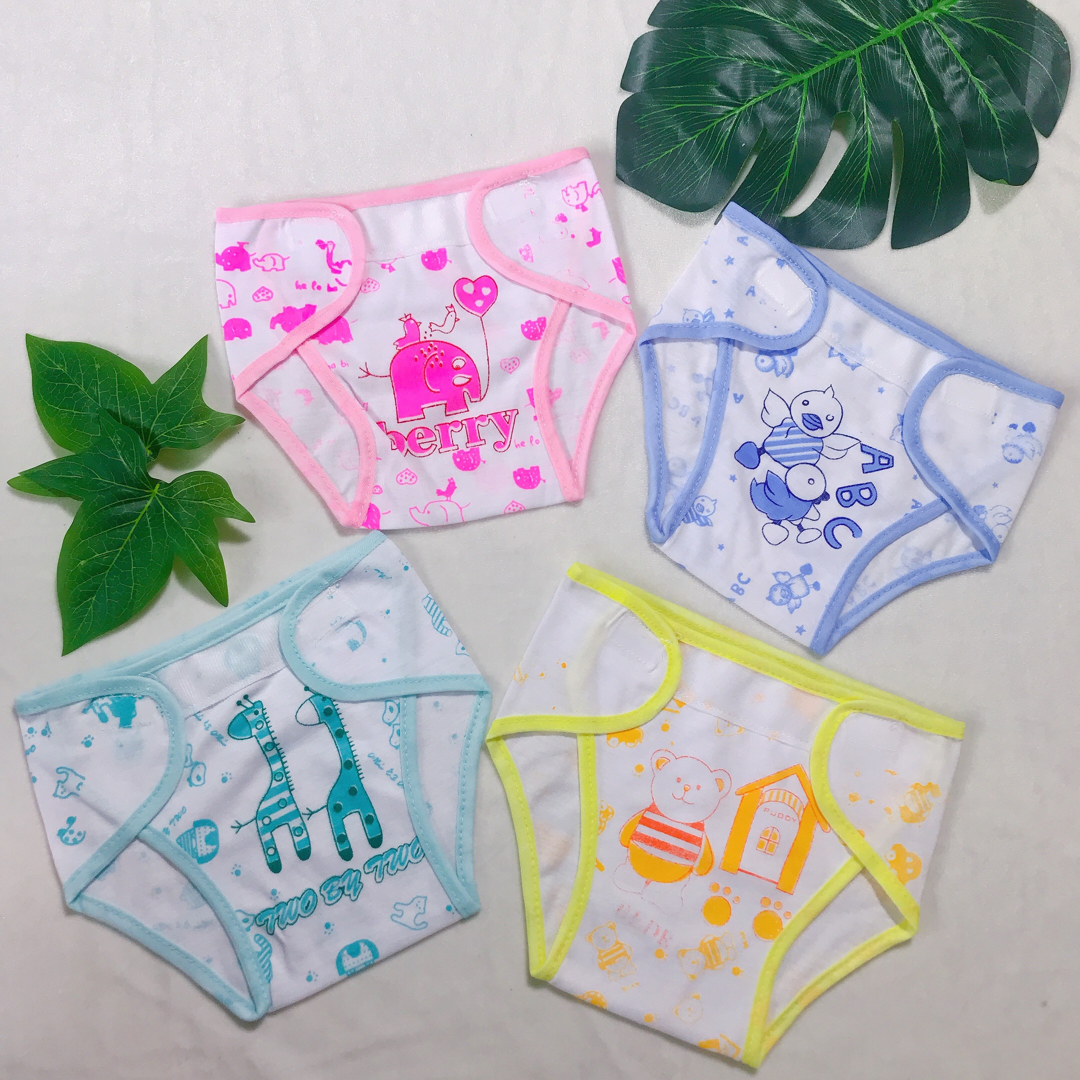 Set 10 Tã Dán Vải Baby Cho Bé Từ 3-8kg
