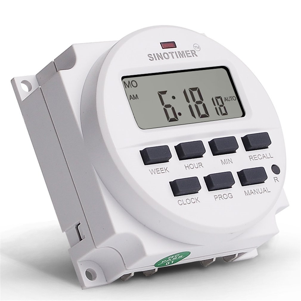 Timer Riser For Loft 【The Timber Loft】SINOTIMER TM618N-2 220V LCD Digital AC Programmable ...
