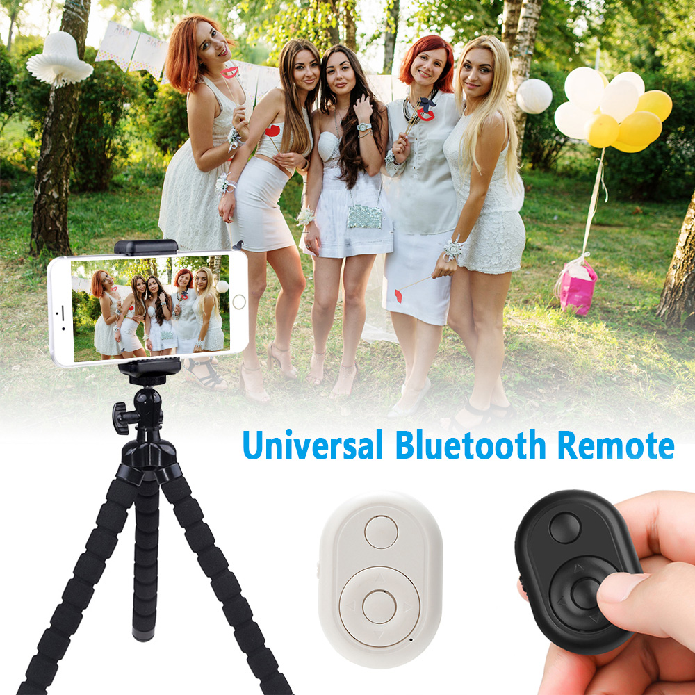 Wireless Multimedia Bluetooth Remote Control Camera Shutter Selfie ...