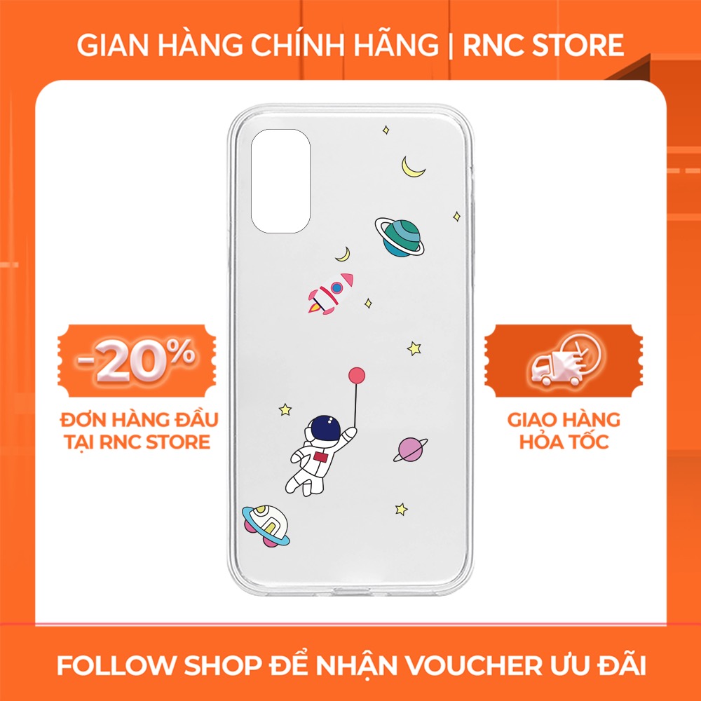 Ốp lưng Realme C2/Realme 5s/Realme C11/....Silicone dẻo trong viền bảo vệ camera hình Nasa