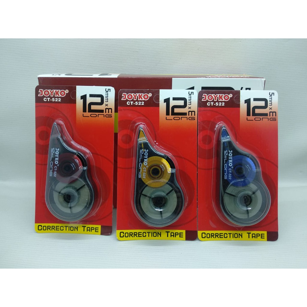 Tipex Kertas 12 m Correction Tape Pita Koreksi Joyko CT522 Lazada Indonesia