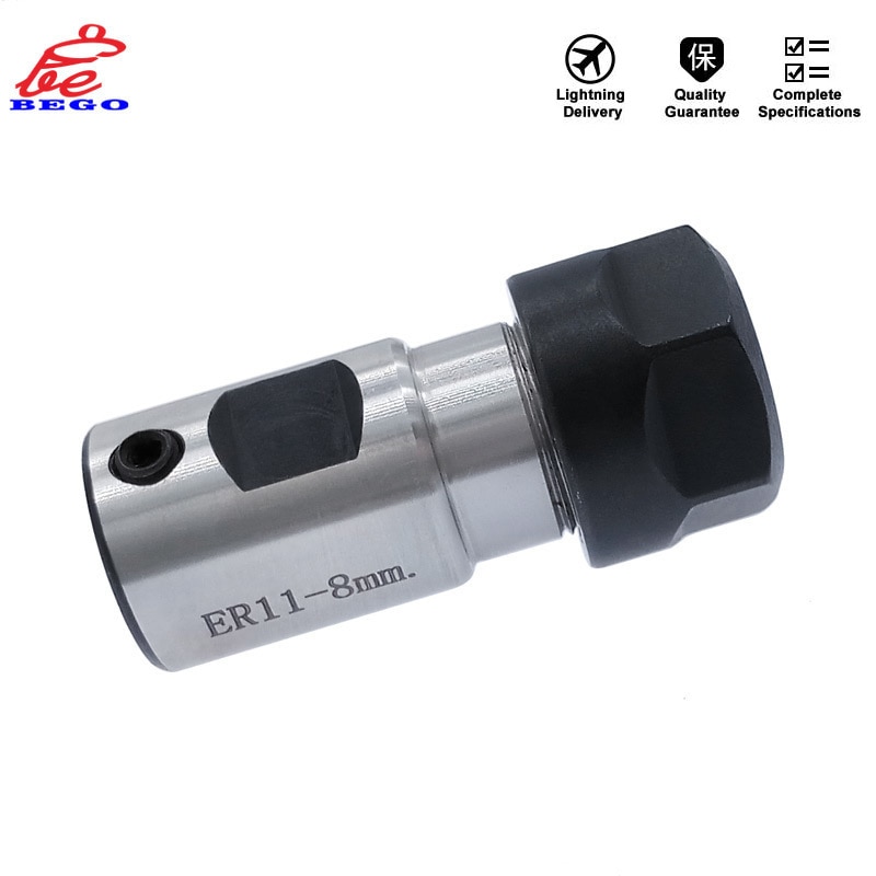 ER11 Chuck spindle motor shaft extension rod spindle collet lathe tools spindle cutter rod 5mm 6mm 8mm holder inner