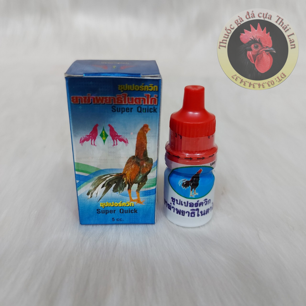 [HCM]thuốc gà đá - nhỏ mắt - giun mắt - bệnh về mắt (1 lọ / 5cc)