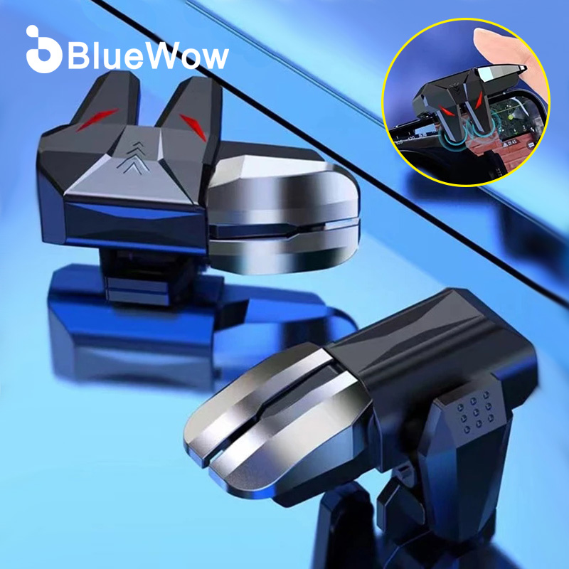 BlueWow Kích Hoạt Trò Chơi Di Động G21 Cho Bộ Điều Khiển Điện Thoại Chơi Game PUBG Cần Điều Khiển Chơi Game Hợp Kim Bắn Súng L1R1 Nút Phím
