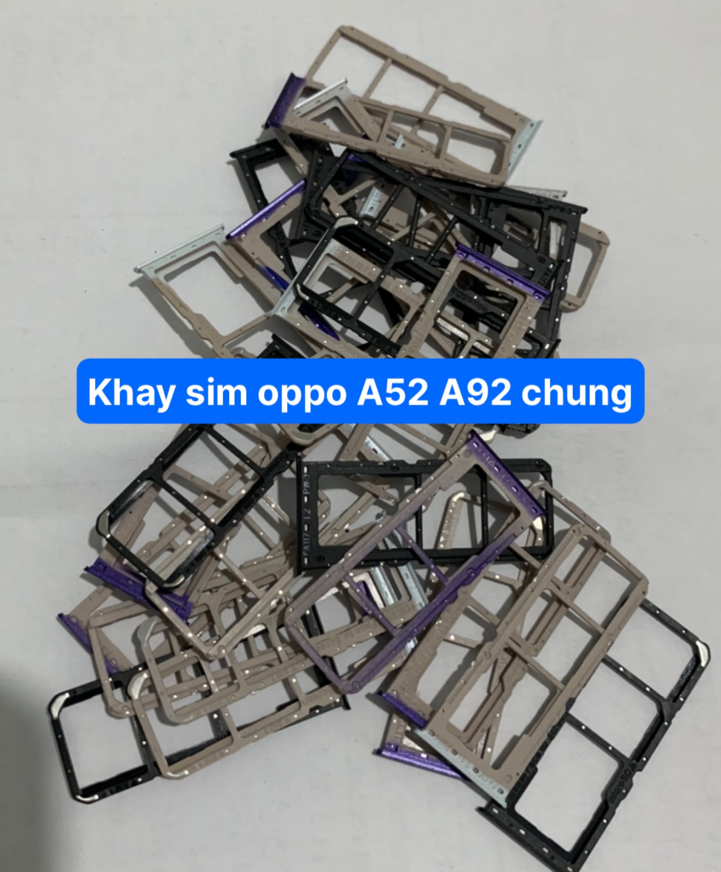 khay sim oppo A52 / A92 dùng chung