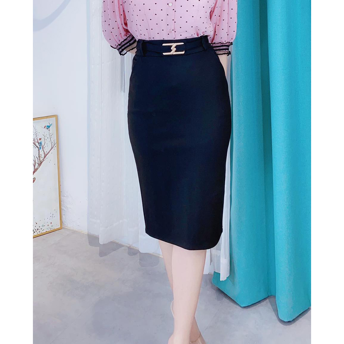 Chân váy bút chì khóa nối CHUU CV6100
