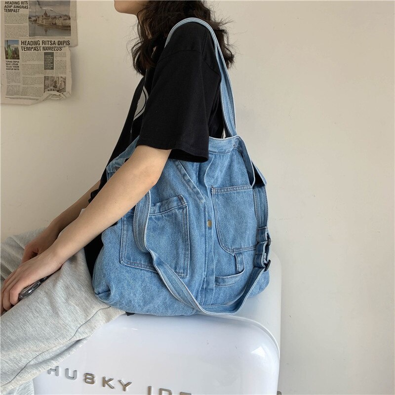 Túi xách vải jeans thời trang cho nữ